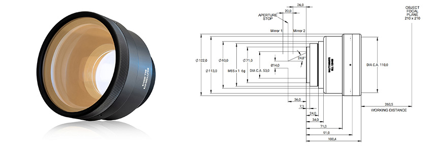 用于光伏領域的 F-theta 透鏡
