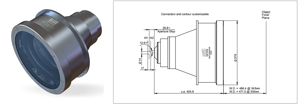 大型f-theta鏡 用于高功率激光器的新型遠(yuǎn)心 f-theta 鏡頭